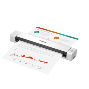 Brother DS-640 Compact Mobile Document Scanner, 600 dpi Optical Resolution, 1-Sheet Auto Document Feeder (BRTDS640) View Product Image