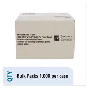 AbilityOne 7920008239773, SKILCRAFT, Total Wipes II Towel, 4-Ply, 13.25 x 14.25, White, 1,000/Box (NSN8239773) View Product Image