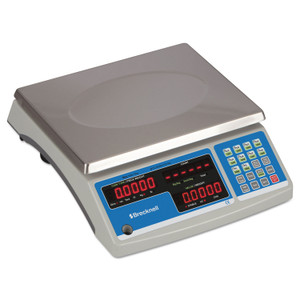 Brecknell Electronic 60 lb Coin and Parts Counting Scale, 11.5 x 8.75, Gray (SBWB140) View Product Image