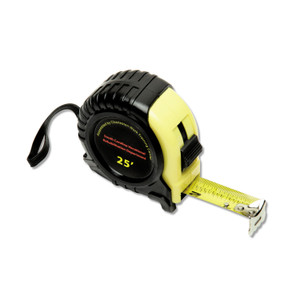 AbilityOne 5210011397444, SKILCRAFT Tape Measure, Locking, Steel/Plastic, 1" x 25 ft, Yellow (NSN1397444) View Product Image