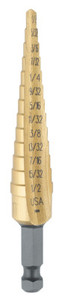 Unibit-1T 1/8"-1/2" Stepdrill Tin (585-15101) Unibit-1T 1/8"-1/2" Stepdrill Tin (585-15101)