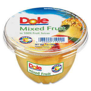 Dole Fruit Cups, 7 Oz., 12/CT, Mixed Fruit (DFC71924) View Product Image