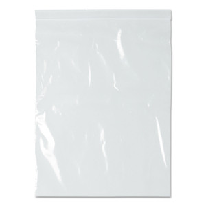 BagCo Zippit Resealable Bags, 2 mil, 10" x 13", Clear, 1,000/Carton