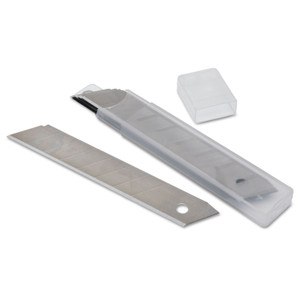 AbilityOne 5110016218439, SKILCRAFT Snap-Off Replacement Blades, 8 pt, 18 mm, 10/Pack (NSN6218439) View Product Image