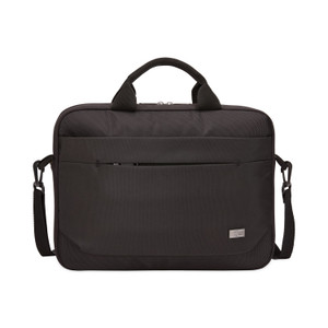 Case Logic Advantage Laptop Attache, Fits Devices Up to 15.6", Polyester, 16.1 x 2.8 x 13.8, Black (CLG3203988) View Product Image
