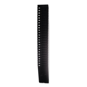 Lathem Time Time Card Rack for 9" Cards, 25 Pockets, ABS Plastic, Black (LTH259EX) View Product Image