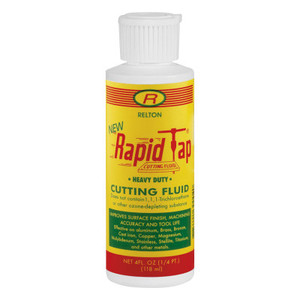 Relton Rapid Tap Metal Cutting Fluids, 4 Oz, Plastic Bottle (618-Raptap-04New) View Product Image