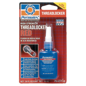 High Strength Threadlocker Red 10 Ml Bottle (230-27110)