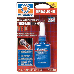 Permanent Strength Threadlocker Red 10Ml Btl (230-26210)