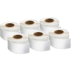 Lw 1-Up File Folder, 0.56" X 3.43", White, 130/roll, 6 Rolls/pack (DYM2050812)