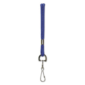 SICURIX Rope Lanyard, Metal Hook Fastener, 36" Long, Nylon, Blue (BAU68903) View Product Image
