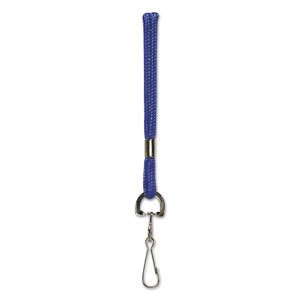 SICURIX Rope Lanyard, Metal Hook Fastener, 36" Long, Nylon, Blue