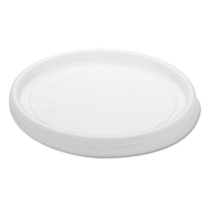 SOLO Non-Vented Cup Lids, Fits 6 oz Cups, 2, 3.5, 4 oz Food Containers, Translucent, 1,000/Carton (DCC6JLNV) View Product Image