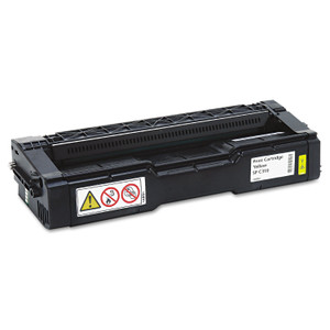 Ricoh 406478 High-Yield Toner, 6,000 Page-Yield, Yellow (RIC406478) View Product Image