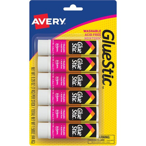 Avery Glue Stick - 0.26 oz - White - (AVE98095)