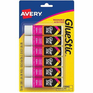 Avery Glue Stick - 0.26 oz - White - (AVE98095)