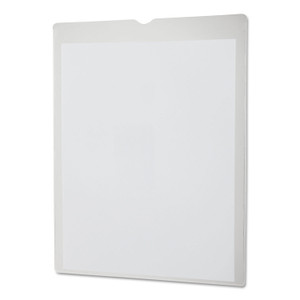 Oxford Utili-Jac Heavy-Duty Clear Plastic Envelopes, 8.5 x 11, Letter, 50/Box (OXF65011) View Product Image