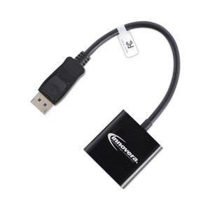 Innovera DisplayPort to VGA Adapter, 0.65 ft, Black (IVR50010) View Product Image