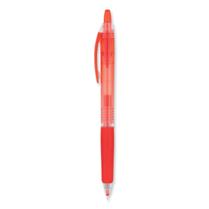 Pilot Precise Gel BeGreen Gel Pen, Retractable, Fine 0.7 mm, Red Ink, Red Barrel, Dozen (PIL15003) View Product Image