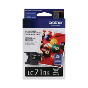 Brother LC71BK Innobella Ink, 300 Page-Yield, Black (BRTLC71BK) View Product Image