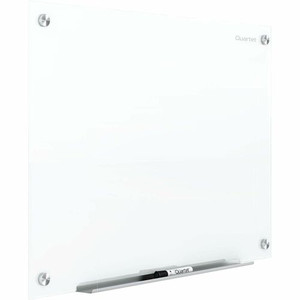 Quartet Infinity Magnetic Glass Dry-Erase Board, White, 48" x 36" - 48" (4 ft) Width x 36" (3 ft) Height - Brilliance White Tempered Glass Surface - Rectangle - Horizontal/Vertical - Magnetic