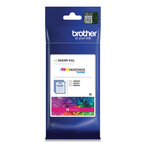 Brother LC3033M INKvestment Super High-Yield Ink, 1,500 Page-Yield, Magenta (BRTLC3033M) View Product Image