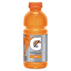 Gatorade G-Series Perform 02 Thirst Quencher, Orange, 20 oz Bottle, 24/Carton (QKR28674) View Product Image
