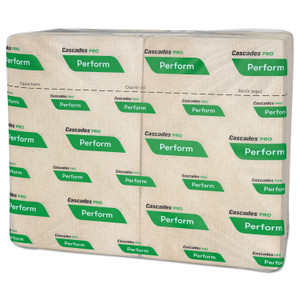 Cascades PRO Perform Interfold Napkins, 1-Ply, 6.5 x 4.25, Natural, 376/Pack, 16 Packs/Carton (CSDT411) View Product Image