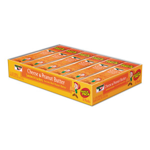 Keebler Sandwich Crackers, Cheese and Peanut Butter, 8-Piece Snack Pack, 12/Box (KEB21165) View Product Image
