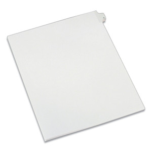 Avery Preprinted Legal Exhibit Side Tab Index Dividers, Allstate Style, 10-Tab, 2, 11 x 8.5, White, 25/Pack