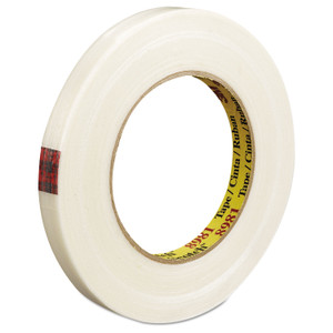 Scotch Filament Tape 898, 3" Core, 24 mm x 55 m, Clear (MMM89811) View Product Image