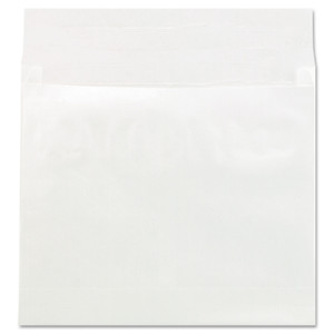 Universal Deluxe Tyvek Expansion Envelopes, Open-Side, 4" Capacity, #15 1/2, Square Flap, Self-Adhesive Closure, 12 x 16, White, 50/CT