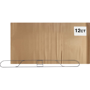 Genuine Joe Dust Mop Frame, f/60" Handle and 36" Mop, 36"x5", Chrome (GJO02309) View Product Image