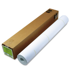 HP DesignJet Inkjet Large Format Paper, 4.5 mil, 36" x 300 ft, Coated White (HEWC6980A) View Product Image