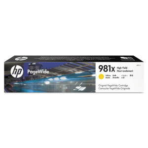 HP 981X, (L0R11A) High-Yield Yellow Original PageWide Cartridge