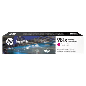 HP 981X, (L0R10A) High-Yield Magenta Original PageWide Cartridge HP 981X, (L0R10A) High-Yield Magenta Original PageWide Cartridge