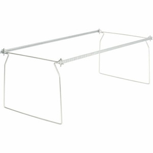 Business Source File Frame - Letter - Metal, Stainless Steel - Silver