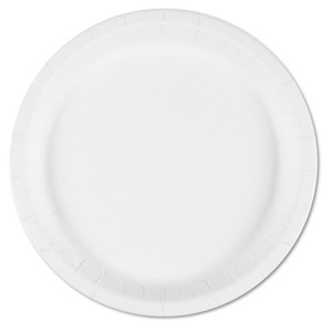 AbilityOne 7350008993056, SKILCRAFT Paper Plates, 9" dia, White, 1,000/Box