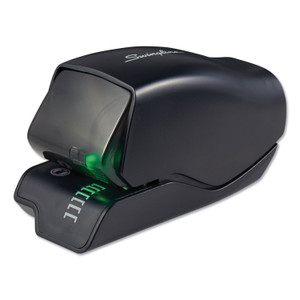 Swingline Desktop Cartridge Electric Stapler with LED Guide, 25-Sheet Capacity, Black (SWI50202) View Product Image