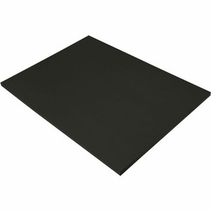 Prang Construction Paper - Multipurpose - 24" Width x 18" Length - Black - Groundwood