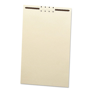 Smead Fastener File Backs, 1 Fastener, 2" Capacity, Legal Size, Manila, 100/Box