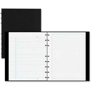 Blueline NotePro Ruled Notebook - Julian Dates - Daily - 7:00 AM to 8:00 PM - Half-hourly - 7 5/8" x 9 1/2" Sheet Size