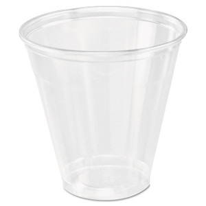 SOLO Ultra Clear Cups, 5 oz, Plastic, 100/Bag, 25 Bags/Carton