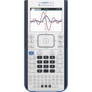 Texas Instruments Nspire CX II Graphing Calculator - Rechargeable - Battery Powered - 2" Height x 7.3" Width x 11.8" Length - Gray