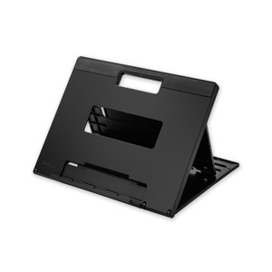 Kensington SmartFit Easy Riser Laptop Cooling Stand, 13" x 9.5" x 0.8" to 7.1", Black, Supports 8 lbs