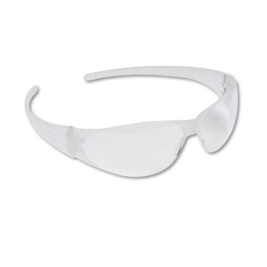 MCR Safety Checkmate Wraparound Safety Glasses, CLR Polycarb Frame, Uncoated CLR Lens, 12/Box (CRWCK100) View Product Image