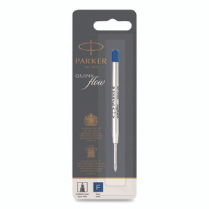 Parker Refill for Parker Ballpoint Pens, Fine Conical Tip, Blue Ink