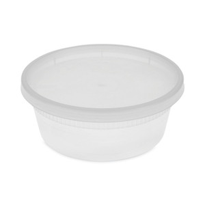 Pactiv Evergreen Newspring DELItainer Microwavable Container, 8 oz, 1.13 x 2.8 x 1.33, Clear, Plastic, 240/Carton (PCTYL2508) View Product Image