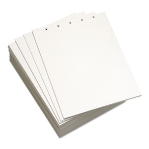Domtar Custom Cut-Sheet Copy Paper, 92 Bright, 5-Hole, 20lb, 8.5 x 11, White, 500/Ream DMR8829