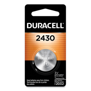Duracell Lithium Coin Batteries, 2430 (DURDL2430BPK) View Product Image